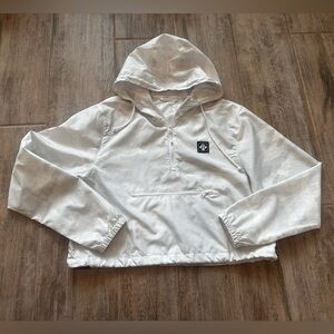 M22 White Camo Cropped Windbreaker Womens Medium